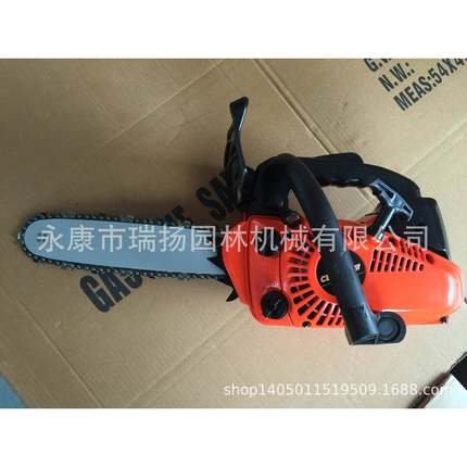 汽家用小轻巧方便油锯2500单手锯油型2500锯伐木油锯油锯