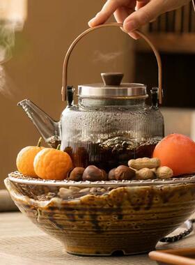 围煮用茶炉烤茶器电21JS1128陶炉小红薯家泡茶日式茶古具套装复茶