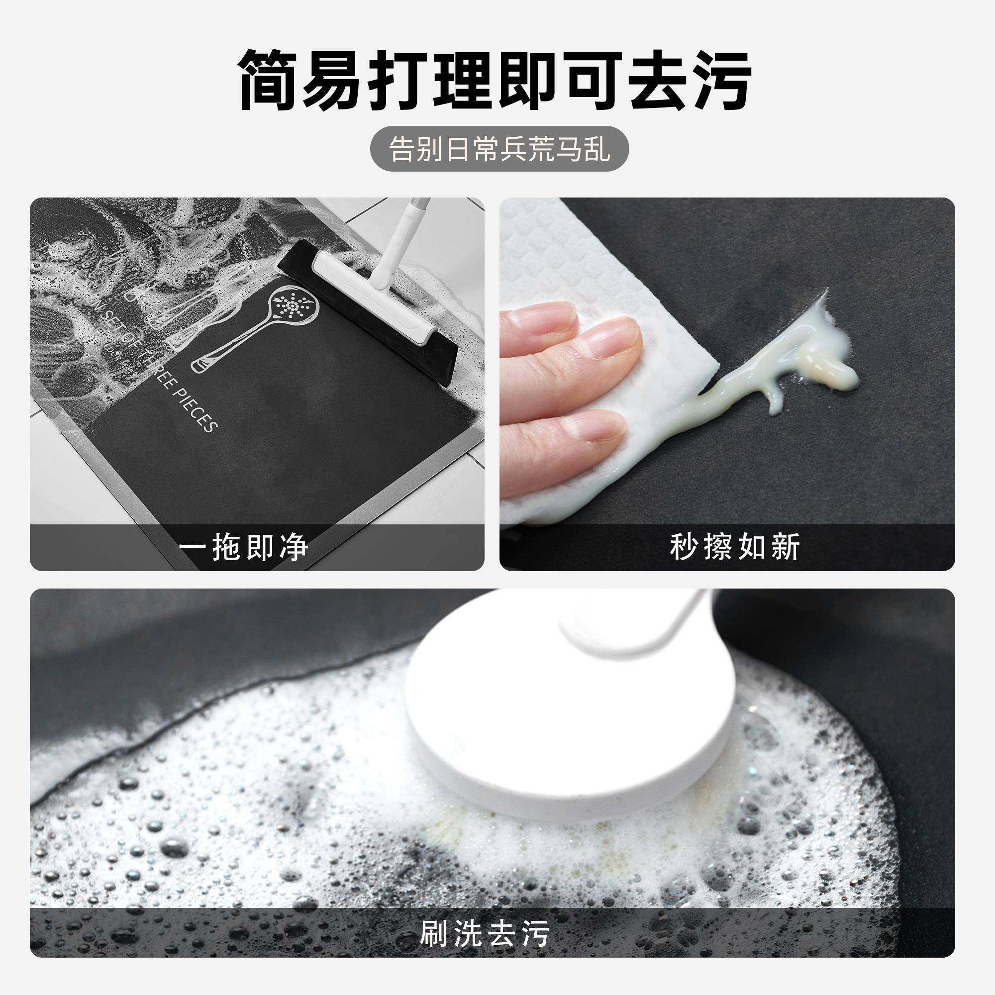 厨油房地垫滑吸可擦免洗硅藻泥22024-12.025防新款剪家用脚垫L形,居家布艺,家用脚垫,淘宝优惠券,粉丝福利购,淘宝优惠卷