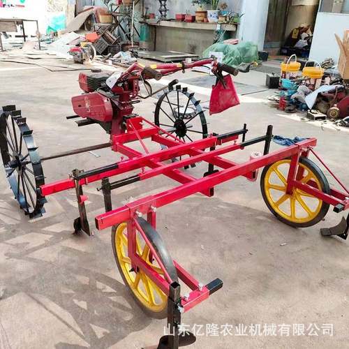 四轮田红起垄施肥机烤烟汽油SPA自走盖薯式覆膜机土豆农膜种植机