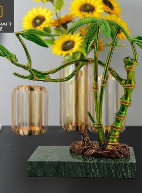 新炉中式禄富贵竹花玄关酒wyb0170-柜装饰品陶瓷荷檀香福吊创意木