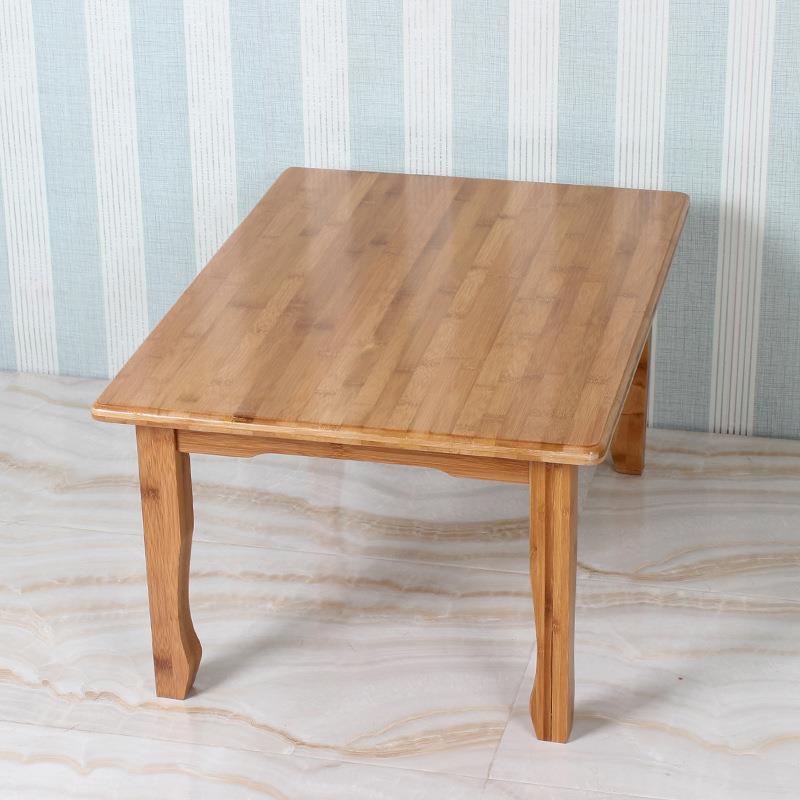 JQ201702楠竹米实炕木桌简约0飘窗桌床榻榻桌茶几长7加强型炕几