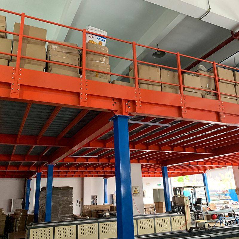 阁楼平台货架结构车厂房仓库建间仓储二层隔层搭储钢物阁楼MAGA-1