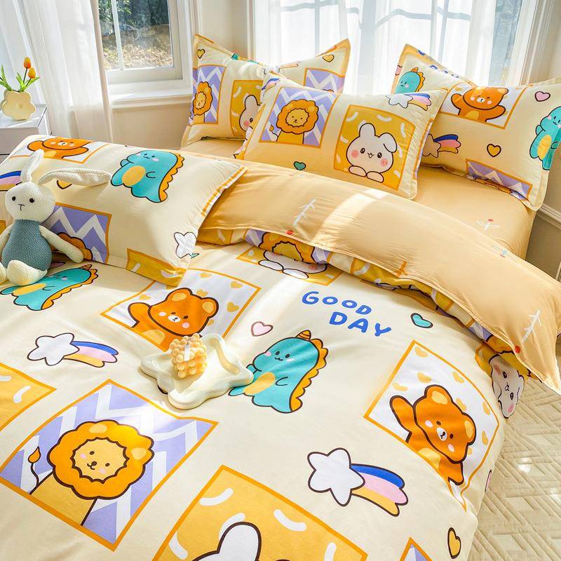 2025款纯棉被套单150x2件卡00x230儿童通单人全DW005-1.棉被罩1米