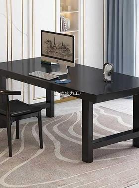 木书桌台KHP式电脑简约家用中学生桌小户型学习写字桌卧办实公桌