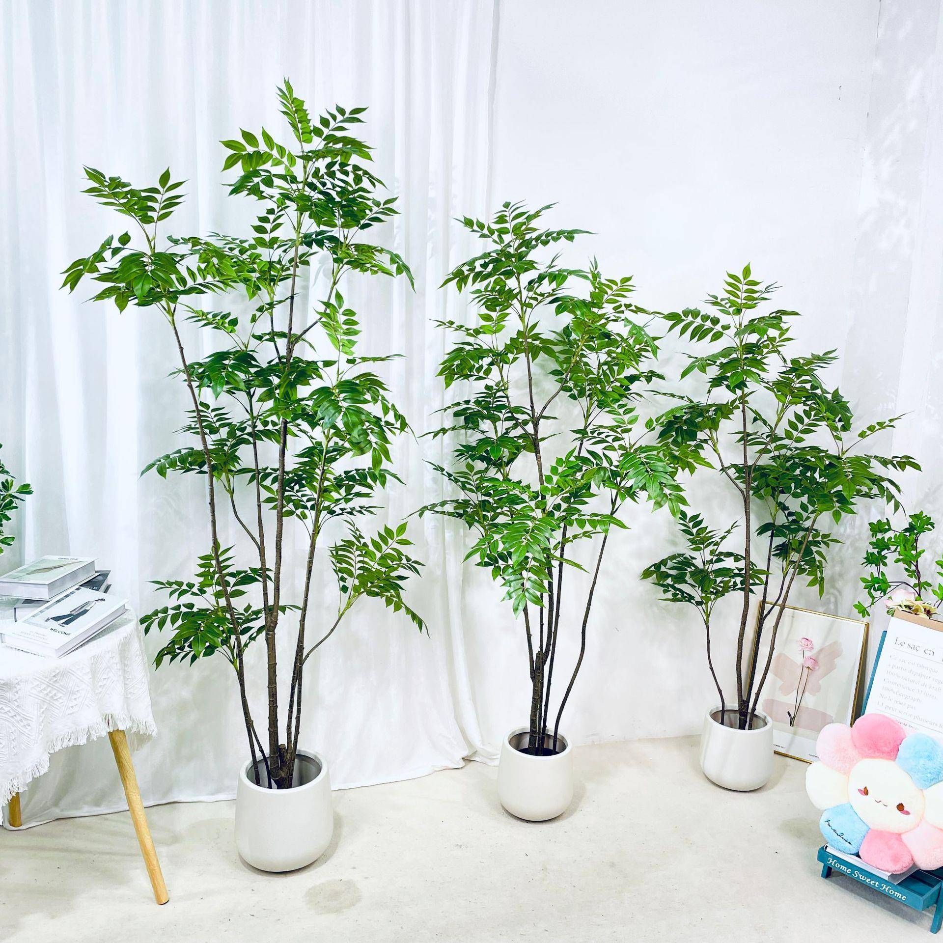 漆仿真绿植形木树异轻奢生大型室内加密仿植物假盆栽客20250419厅