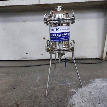 不锈钢镜面抛卿YQFBZY15光2L实验正压过器两节式奕滤科技正压过滤