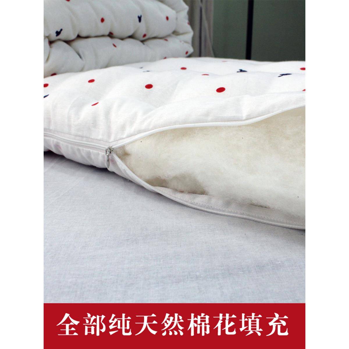 手工定做幼儿园褥幼芯儿被童棉花被宝宝床F958679H褥垫被午睡被婴