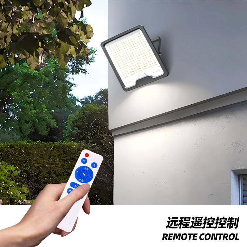 Solar floodlight新款户外防水太阳能投光灯家用乡村太阳能庭院灯