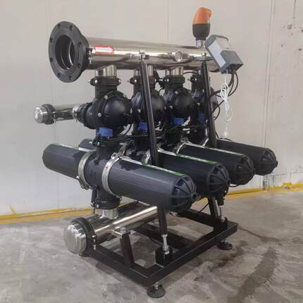 全自DFS01动反冲洗过滤网叠滤农业灌溉滴灌喷淋微喷过园器林冲洗