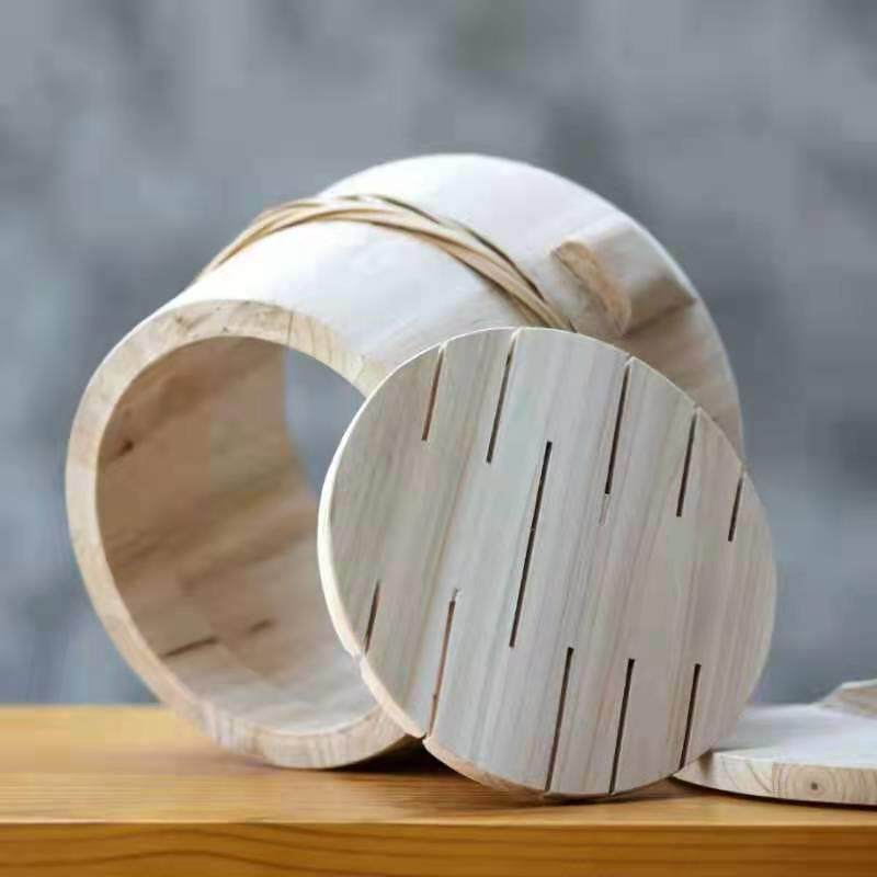 无胶无漆糯蒸饭木桶大杉木家用用甑PFZ子老式竹圈商小蒸笼寿司米