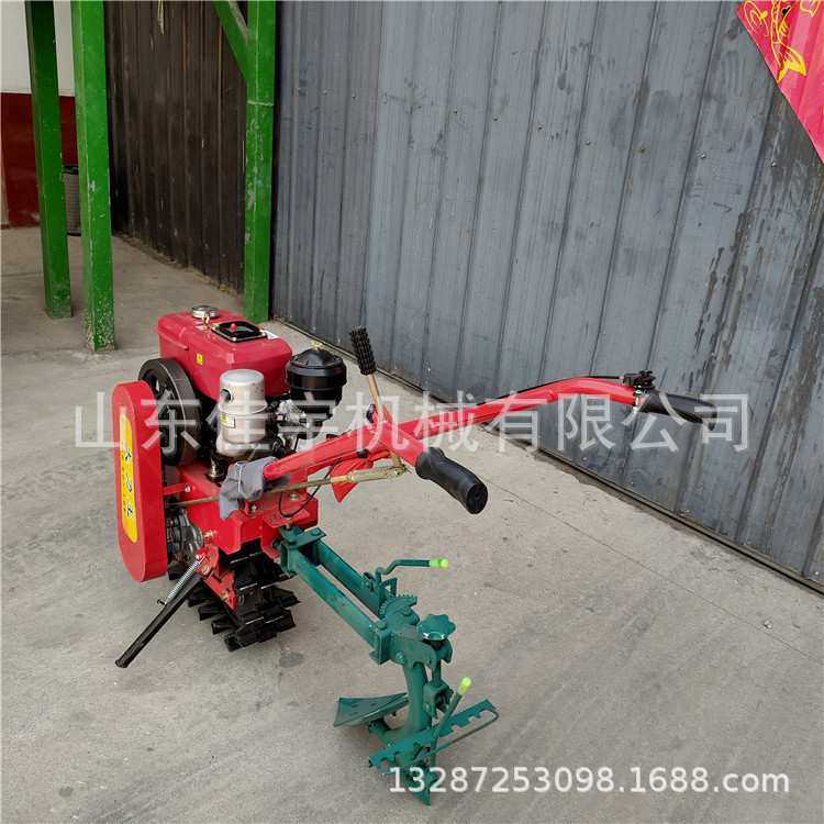 8马力水冷链轨耘锄微耕机 家用菜园开沟翻地机