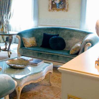 意大利家具savio firmino 美式轻奢实木单人位双人位三人位沙发