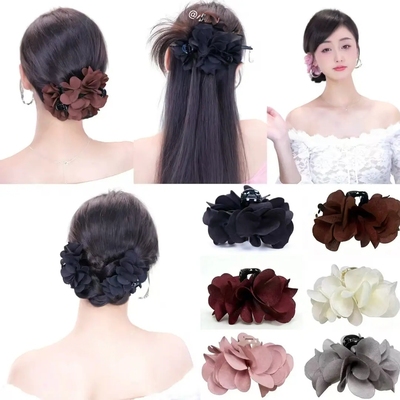 【下单立减50】秋冬新款7厘米落叶盘发抓夹YK