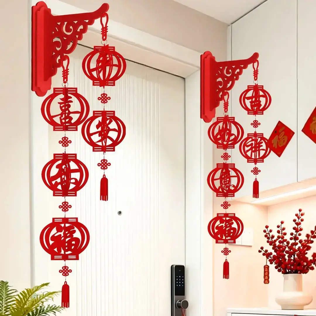 2026新年马年立福字壁挂灯笼装饰挂件壁挂节庆乔迁新居内氛围YK,节庆用品/礼品,拉花,淘宝优惠券,粉丝福利购,淘宝优惠卷