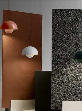 中古风法式奶油风VP1吊灯 北欧简约吧台餐厅卧室床头升降花苞吊灯