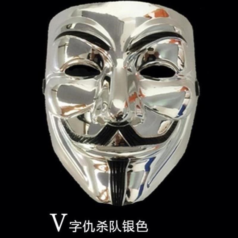 面具万圣节面具v字仇杀队面具成人儿童小丑面具男