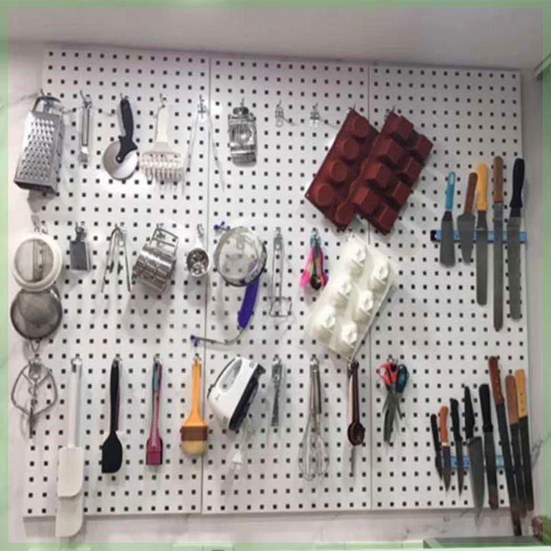 洞洞板收纳架工具挂板挂架整理架子方孔板工具墙烘焙工具架置物架