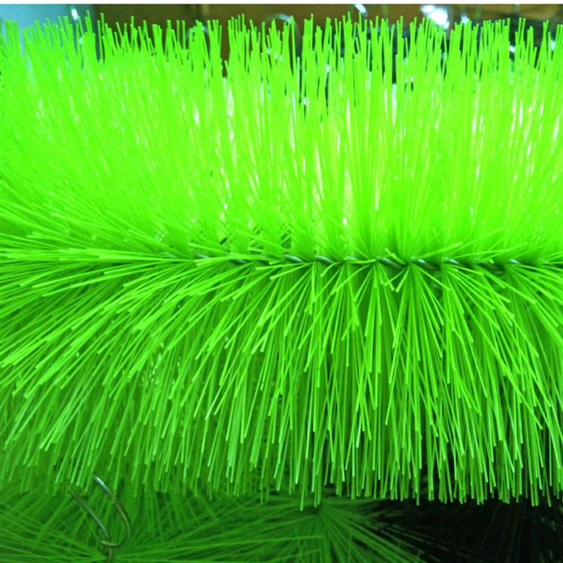 优质毛刷水族净化锦鲤鱼池黑色过滤毛刷底滤材料缸1R.6芯304不锈