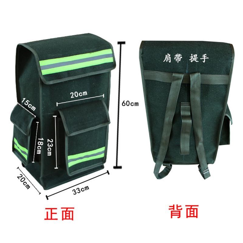 鱼包帆布双肩背包驼行垂钓加厚登山包特大码大容量维修工具包新款