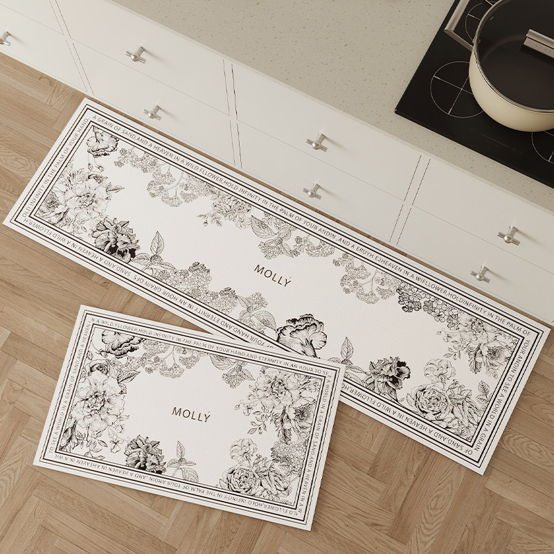 皮革厨房地垫耐脏防滑防油防水软垫可擦免洗家用脚垫子地毯定制,居家布艺,厨房地垫,淘宝优惠券,粉丝福利购,淘宝优惠卷