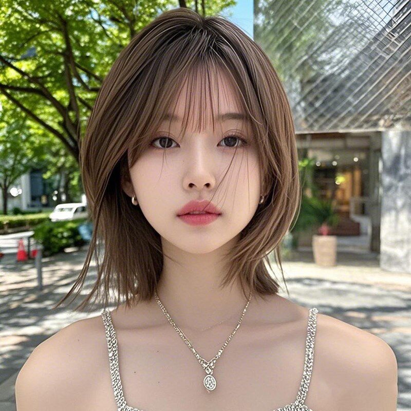 假发女短发透气蓬松m轻熟气质慵懒网红拍照修脸显白仿真自然全头