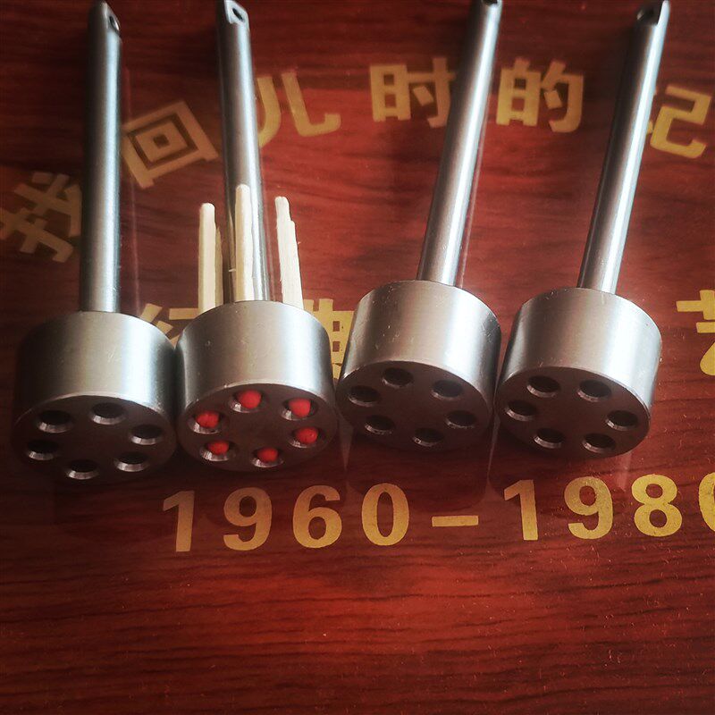 7080后怀旧玩具工艺品摆件打火J柴不锈钢自动转轮六连装