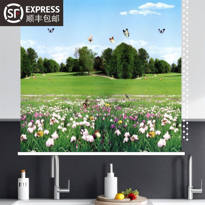 窗帘遮光2024新款卷帘升降卷拉式免打孔安装卫生间卧室百叶遮阳帘,居家布艺,成品窗帘,淘宝优惠券,粉丝福利购,淘宝优惠卷