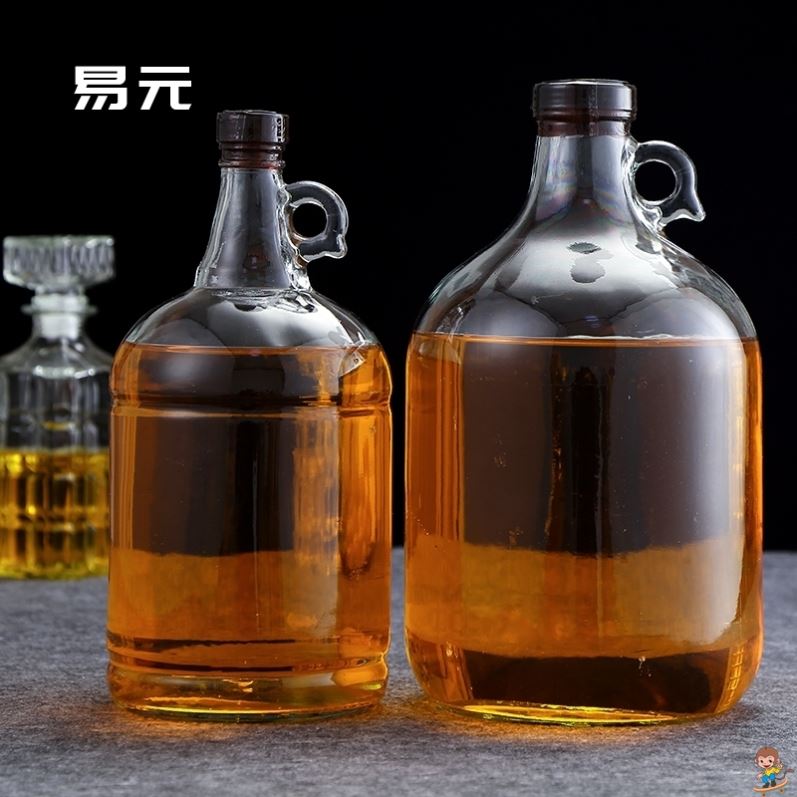 泡酒瓶玻璃空瓶葡萄酒瓶自酿容器酿红酒瓶子洋酒瓶3斤5斤10斤装