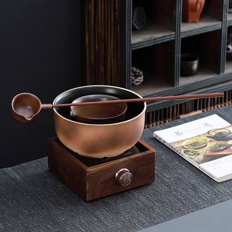 围炉煮茶器古法粗陶煮茶炉合璧煮茶壶煮茶碗套装电陶炉陶瓷煮茶罐,餐饮具,煮茶炉,淘宝优惠券,粉丝福利购,淘宝优惠卷
