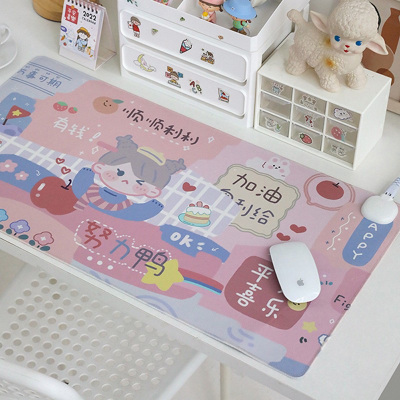 冬季加热超大鼠标垫暖桌垫发热办公室保暖电脑女生桌面电热可暖手