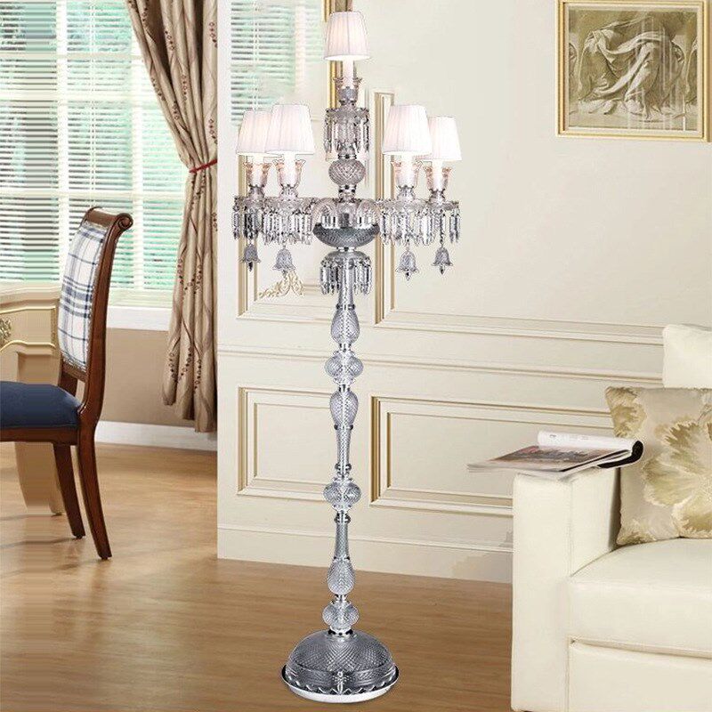 欧式灯美式别墅客厅灯具后现代书房复式楼酒店大厅落地灯