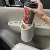 车门饮料架车载座椅水杯架固定置物车内收纳桶杯托 讬保温水壶固