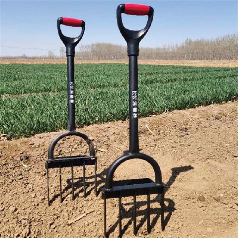 翻土神器松土开荒铲子家用人工挖葱蒜叉子L挖土豆工具手动翻地神