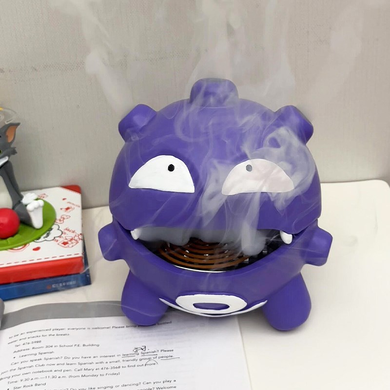 瓦斯弹蚊香炉宝可梦系列香薰盘托带盖家用L桌面摆件创意礼物送朋