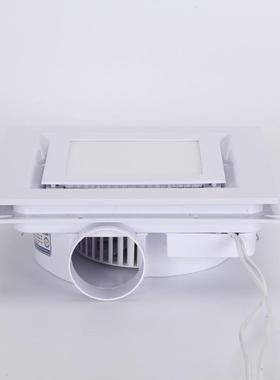 D天吊花板YGP带灯排风室扇厨房浴吸顶式管道排气扇LE卫生间照明顶