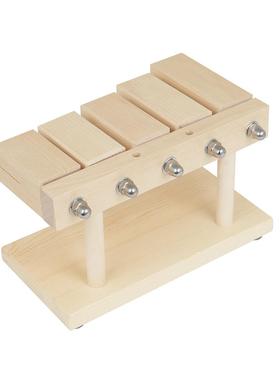 CKY尔夫打木击乐器五音梆子手敲方梆子儿幼园奥儿童早教5音梆子鱼