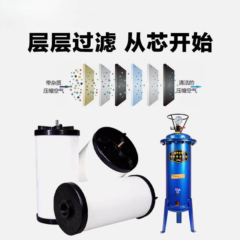 气空压机器小型油水泵分离压无品牌/缩空气化器净喷漆除水过滤器