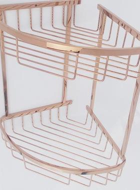 厂家热销w621-3家居不钢网篮洗间置物架生间浴室双层手卫收纳三锈