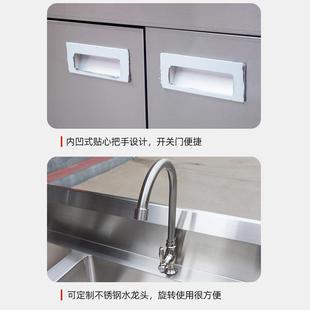 不锈WOR钢房操作台加厚厨作房操作台饭店厨操台案板不锈钢工作台