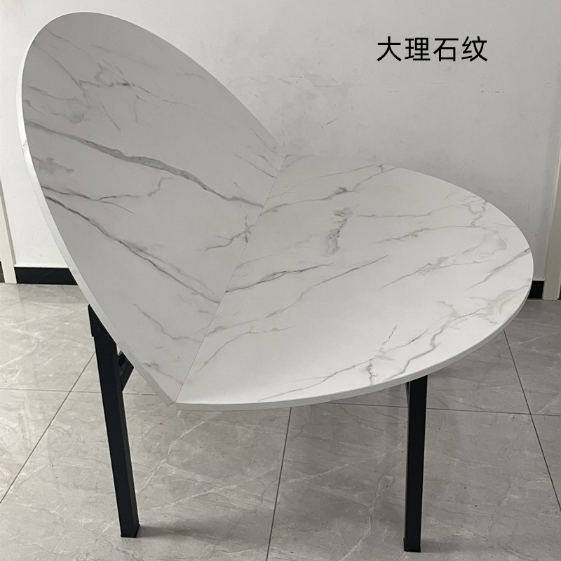 cs酒店圆餐桌实木桌面餐桌折叠圆桌面桐木大桌面圆桌台面折叠胡桃