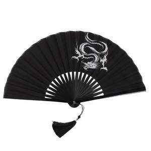 雅扇堂折扇中国风男士霸气黑色龙扇子古风小巧儿童汉服折叠扇王之