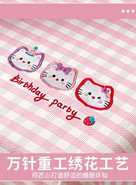 A类202脏5新款老粗布纯棉1罩0VXM0全棉床笠床床单单件床垫保护罩