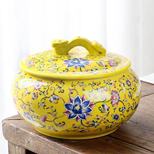 陶瓷隔水炖盅碗带盖坛子家用酒店汤盅大号装佛跳墙容器皿餐具汤煲