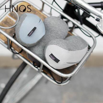 Hnos公豆豆迷你颈便收纳午睡枕携TP-021办护颈记枕忆棉枕趴睡枕头