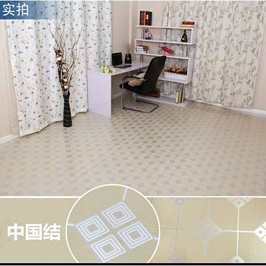 pvc防潮防水地板革,临时租房地毯厂库地垫办公室卧室地贴地毯布