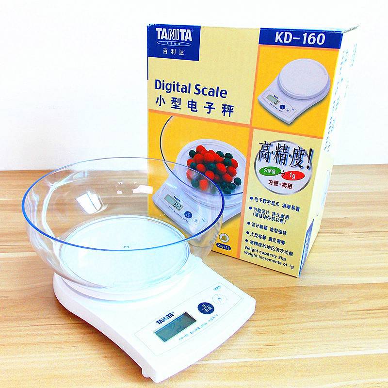 百利达厨房秤KD-160 TANITA 电子烘焙食物秤电子秤精准刻度KD-160
