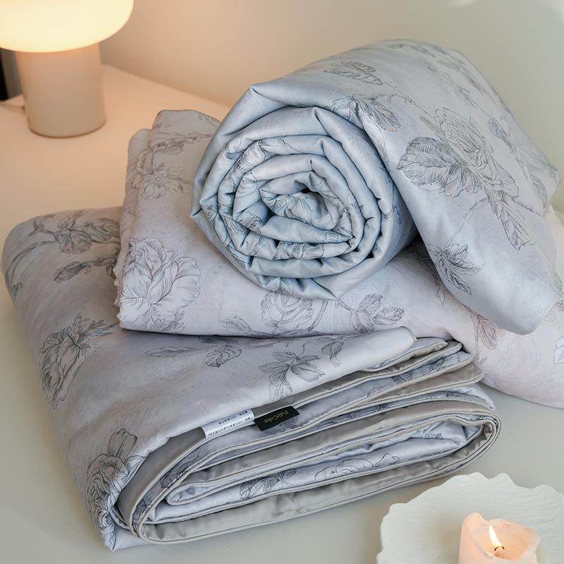 0奥HS地利进6花口兰精天丝数码印夏被夏凉被薄支被子可水洗薄被子,床上用品,化纤被,淘宝优惠券,粉丝福利购,淘宝优惠卷