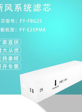 全热交换器FY-E25PMA新风系统FY-FBG25C滤芯除PM2.5HEPA滤网