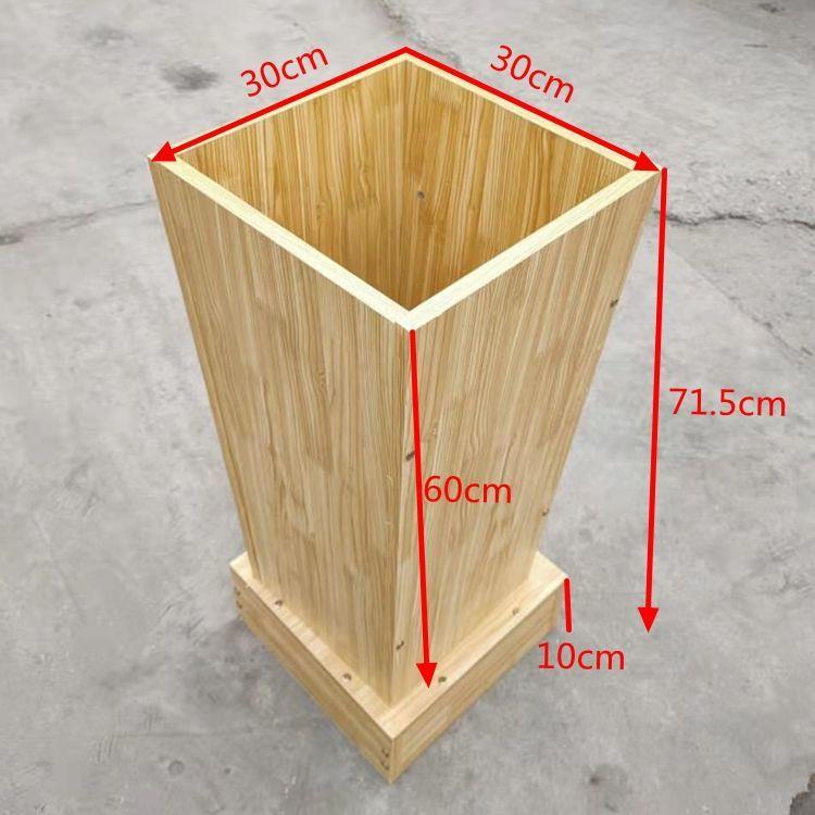 超市木质方形单格散称米桶杂粮桶米堆头米架子散货堆头五谷杂粮斗